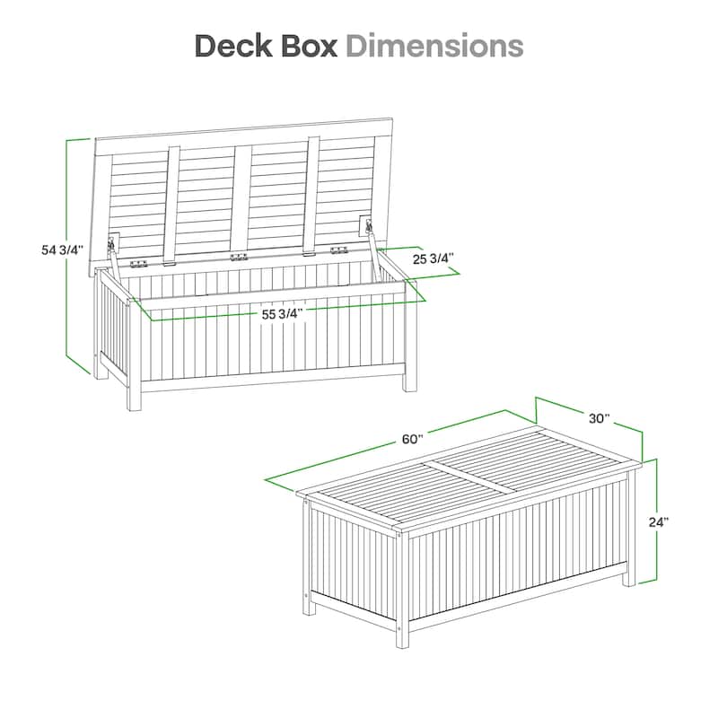 Cambridge Casual Kikori 60-inch Teak Outdoor Storage Box