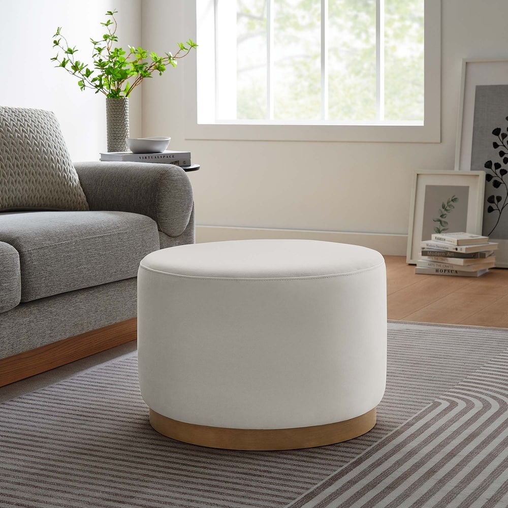 Tilden 16"/23"/29"/38" Performance Velvet Upholstered Ottoman