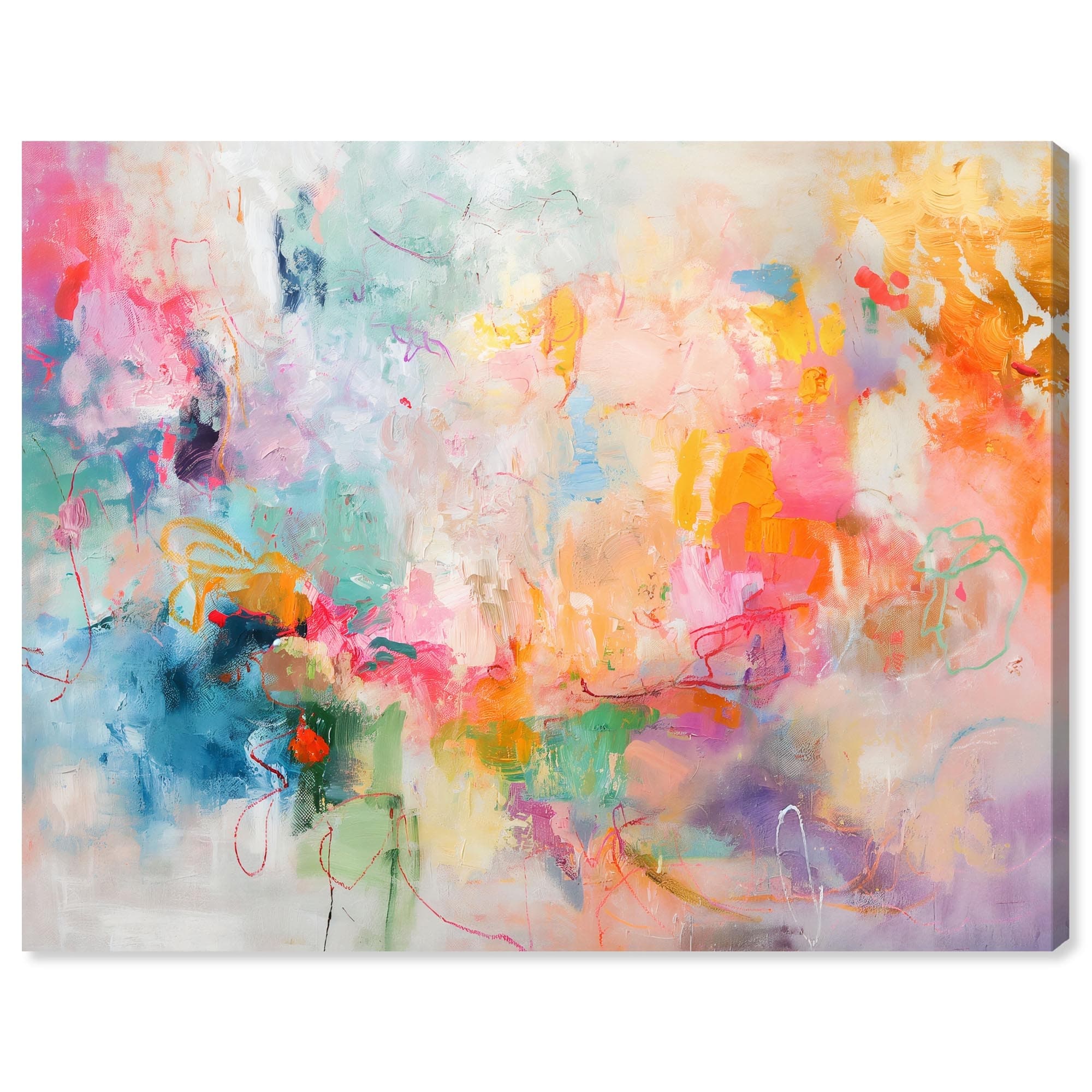 I'm Coming Up I Bright Decor Canvas Print by Art Remedy