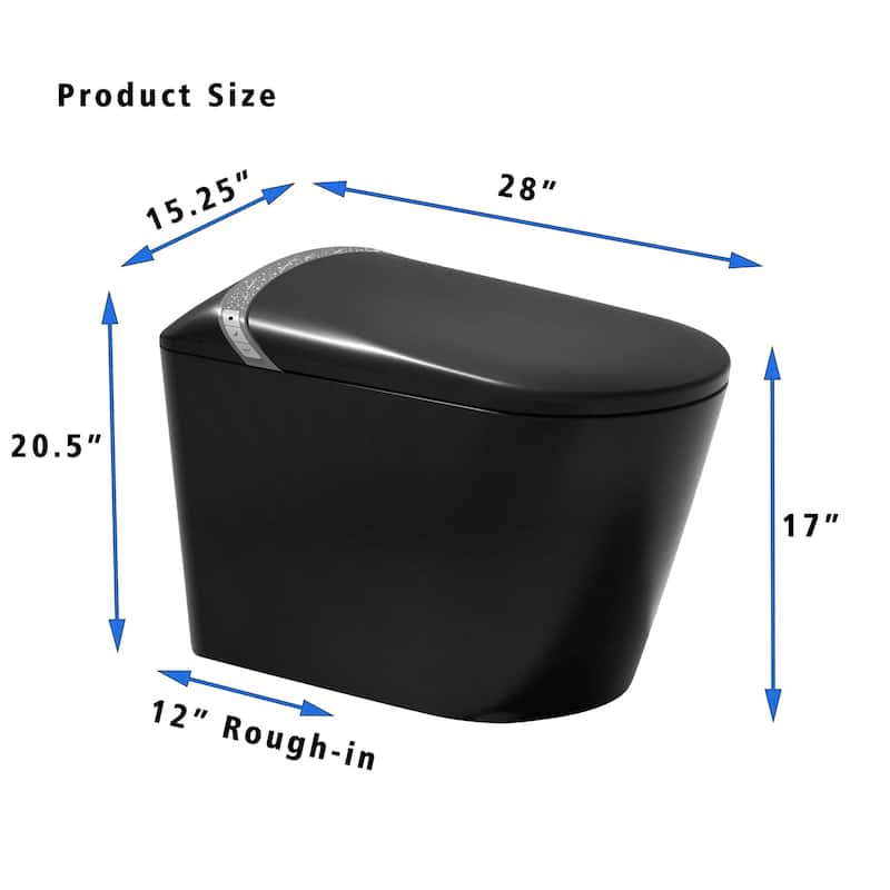 Starry Night Light Smart Toilet