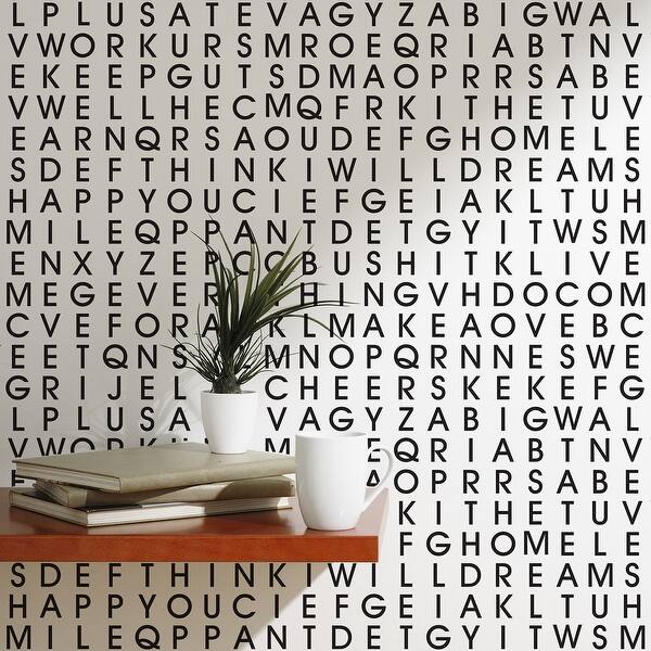 slide 2 of 3, Walplus Words On The Wall Wall Sticker Mural Decal DIY Art Home Decor