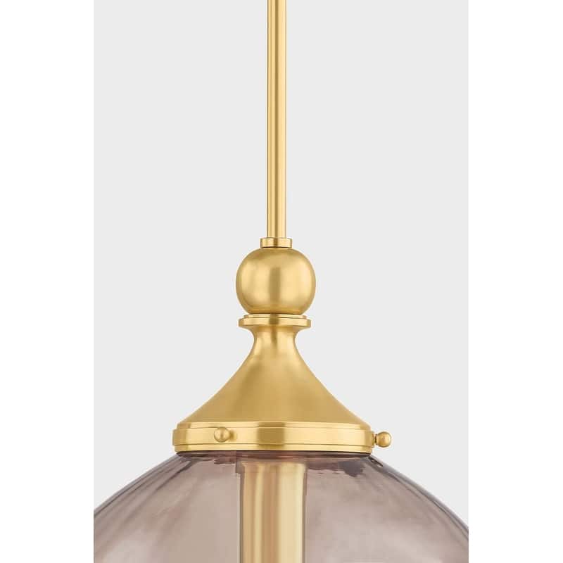 Hudson Valley Lighting 6913 Chatton 12" Wide Pendant with Fluted Glass