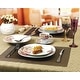 preview thumbnail 2 of 2, Porcelain 20 Piece Square Dinnerware Set Service for 4