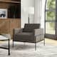 Option Pewter Gray Faux Leather