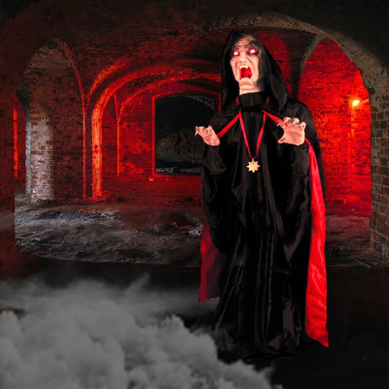 Haunted Hill Farm Cornelius the Lurching Vampire by Tekky, Indoor or Covered Outdoor Premium Halloween Animatronic