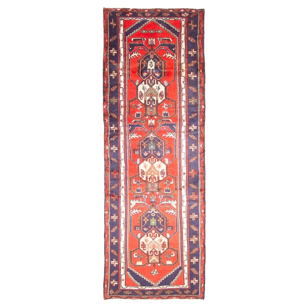 ECARPETGALLERY Hand-knotted Konya Anatolian Red Wool Rug - 2'9 x 8'11