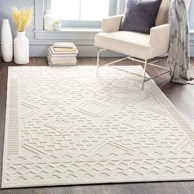 Livabliss Tylee Indoor/Outdoor Southwest Diamond Area Rug