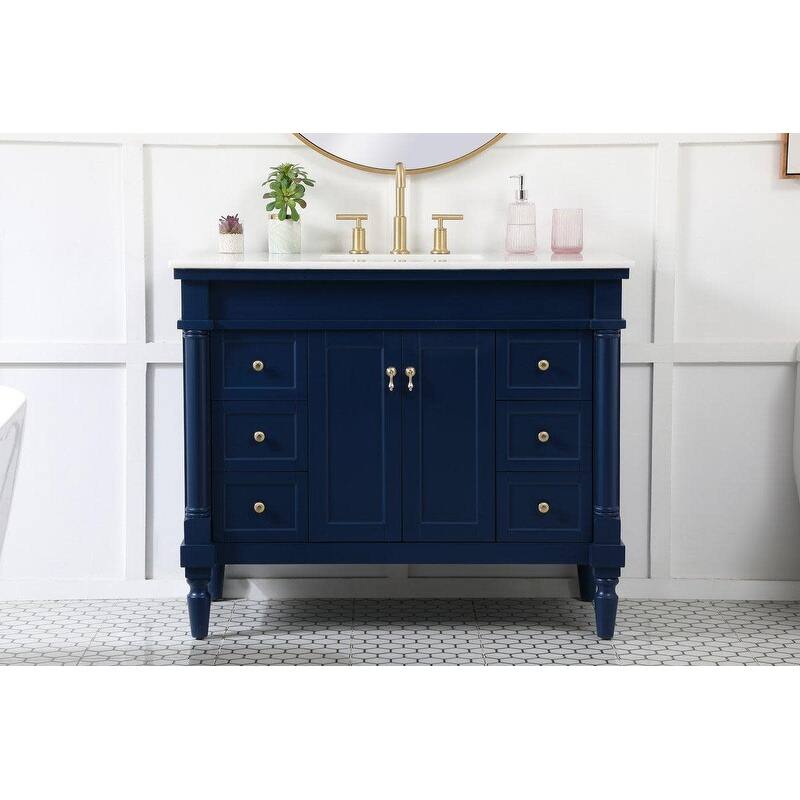 Elegant Lighting VF13042 Lexington 42" Free Standing Single Basin
