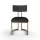 preview thumbnail 20 of 24, Amisco Lucio Upholstered Dining Chair with Metal Legs