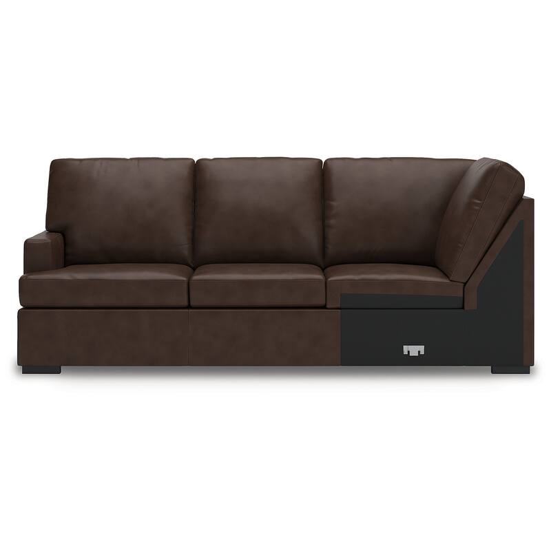 Signature Design by Ashley Modern Day Dark Brown 3-Piece Sectional with Chaise