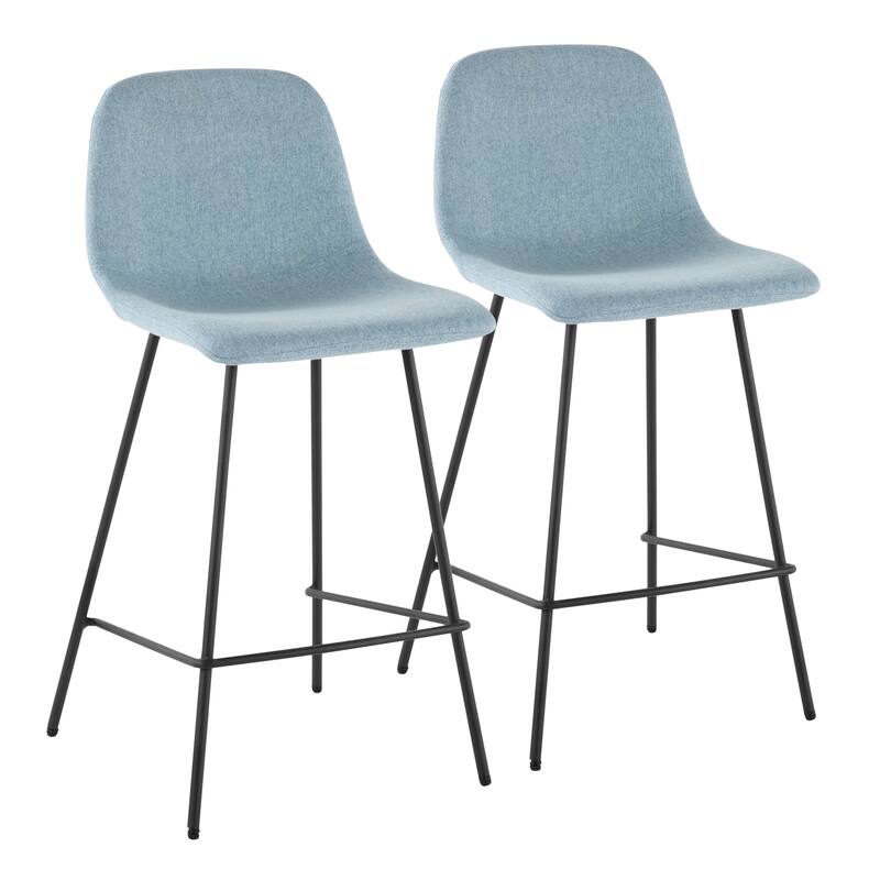 Silver Orchid Riona Counter Height Bar Stool - Set of 2