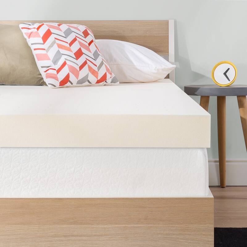 4 Inch Ventilated Memory Foam Bed Topper - Crown Comfort