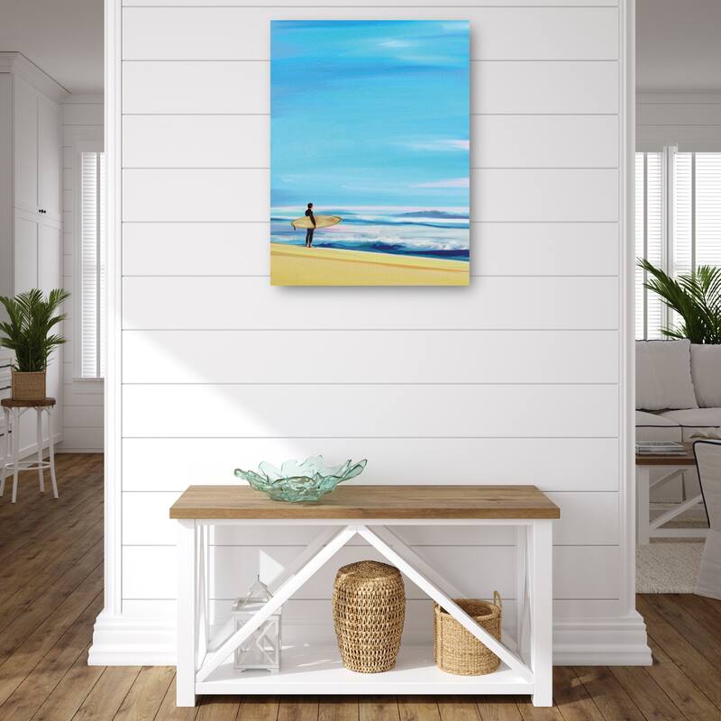 Mid Century Surfer By Studio Arts Canvas Art Print