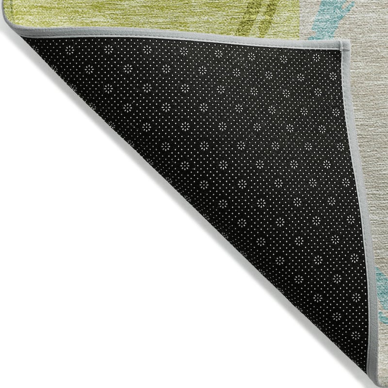 Machine Washable Indoor/ Outdoor Contemporary Chantille Rug