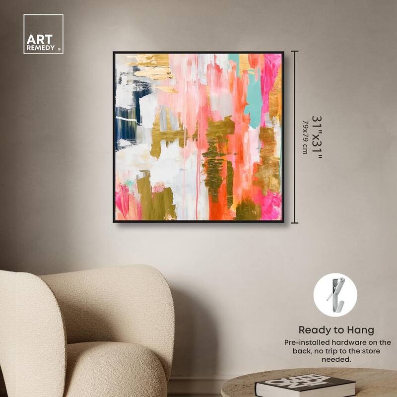 Exuberant Hues I Canvas by Art Remedy