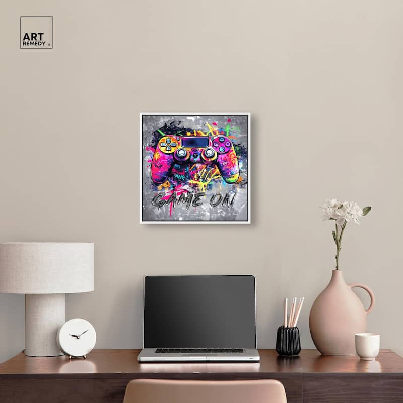 Game On Canvas by Art Remedy
