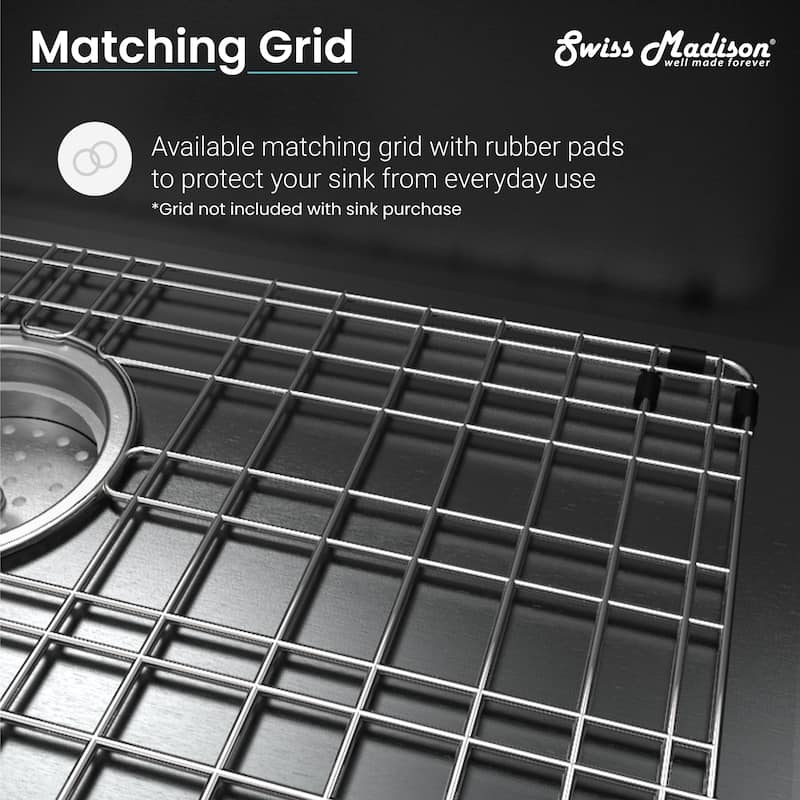 Rivage 30 x 21 Single Basin Farmhouse Kitchen Sink