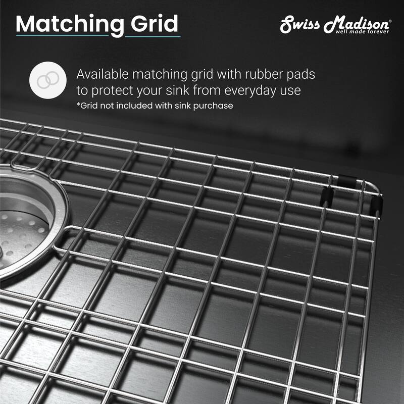 Rivage 33 x 21 Single Basin Farmhouse Kitchen Sink
