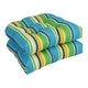 preview thumbnail 31 of 40, 19-inch Rounded Back Indoor/Outdoor Chair Cushions (Set of 2)