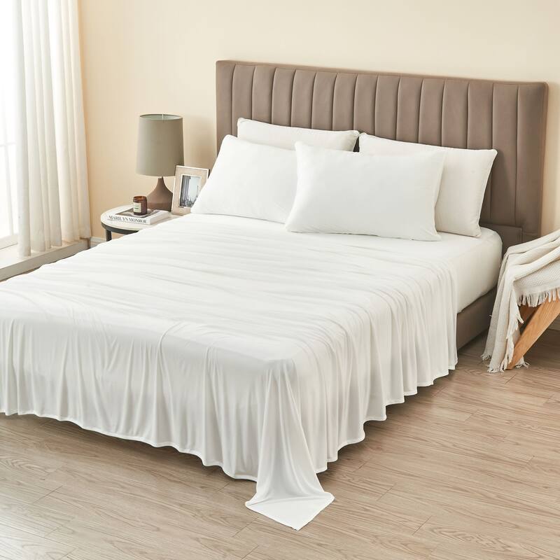 Premium Ultra-soft Deep Pocket Performance Solid Sheet Set