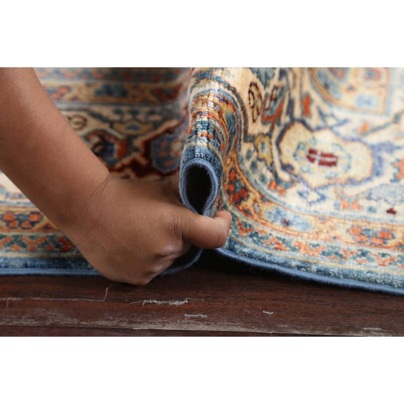 Vegetable Dye Floral Ziegler Traditional Area Rug Wool Hand-knotted - 5'11" x 8'11"