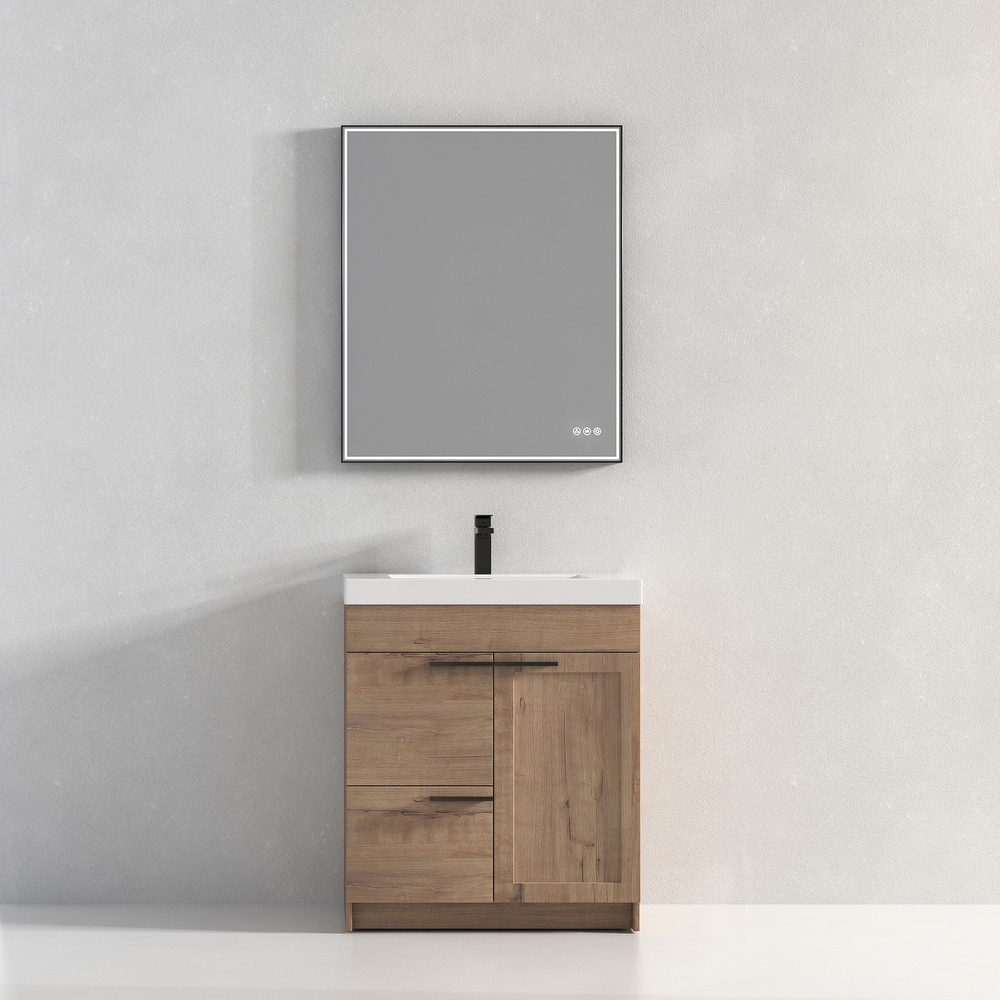 Blossom Hanover 30 Inch Bathroom Vanity with Topmount Acrylic Sink