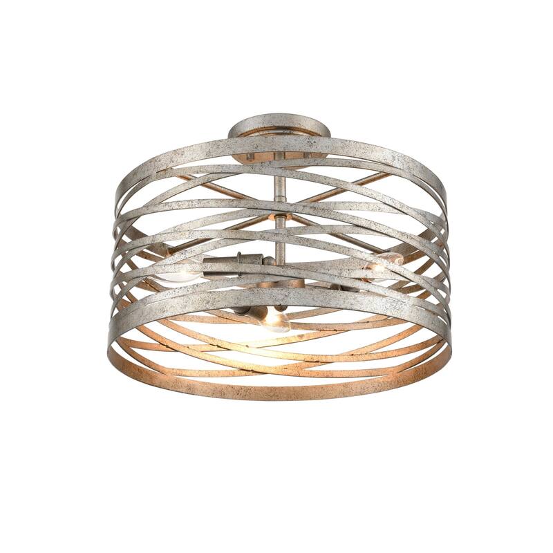 Millennium Lighting 170033 Annata 3 Light 16" Wide Semi-Flush Drum