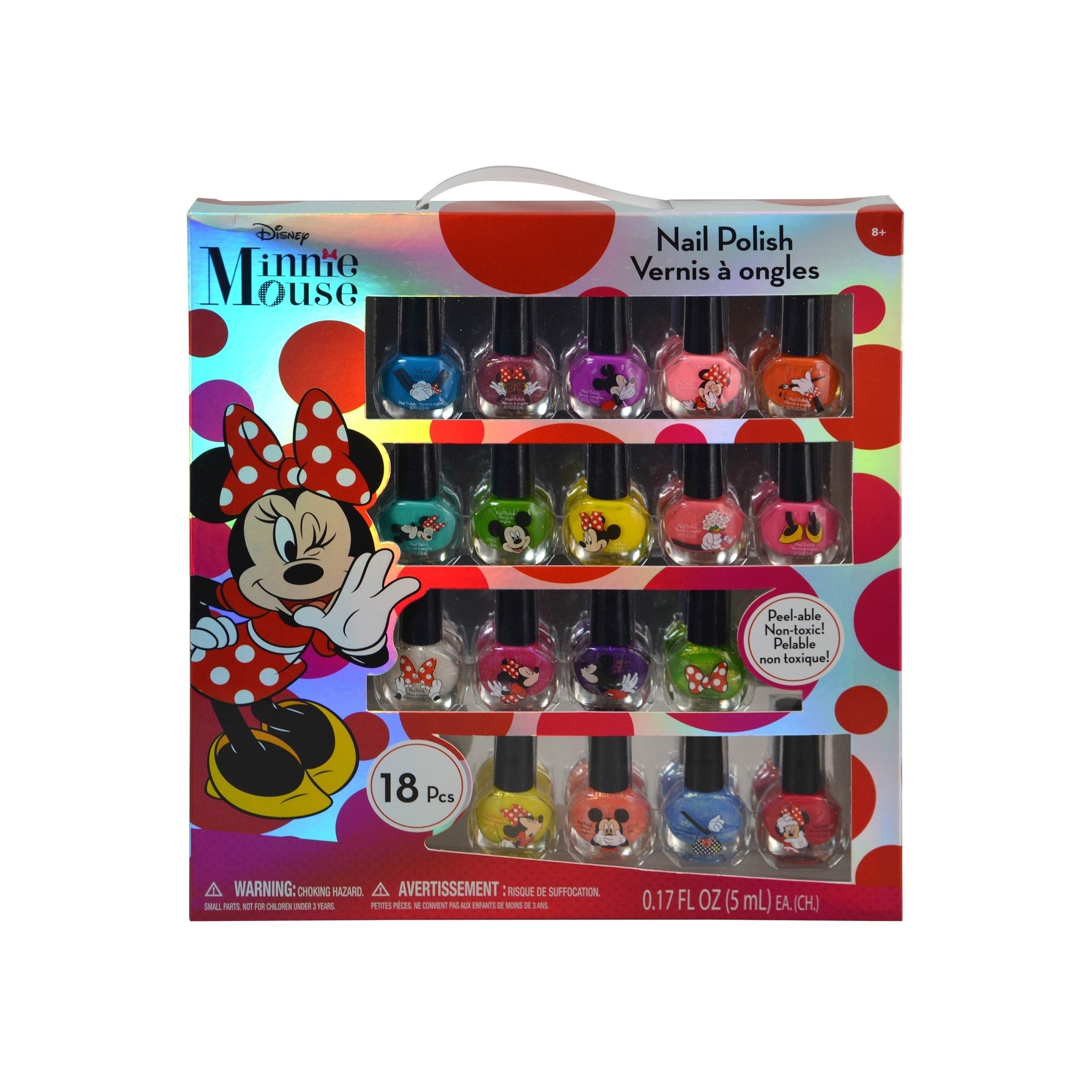 minnie mouse nail polish set