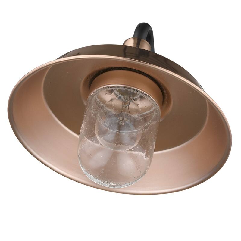 Decorative Shallow Plate Shape Wall Light for Small Spaces and Rooms - 12” x 10.25” x 10.50”
