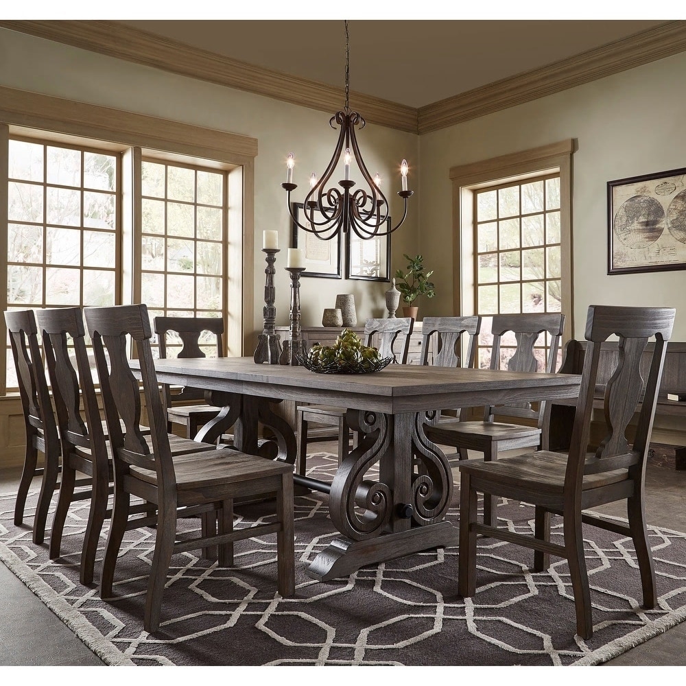 Rowyn wood extendable dining sale table