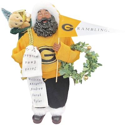 12" Grambling Proud Santa