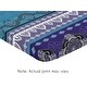 preview thumbnail 2 of 4, Purple Boho Chic Baby Girl Fitted Mini Crib Sheet For Portable Crib Pack Play - Teal Turquoise Blue Plum Black Bohemian Mandala