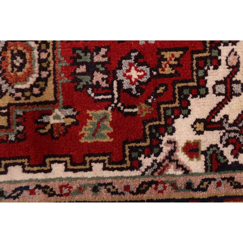 ECARPETGALLERY Hand-knotted Serapi Heritage Red Wool Rug - 4'0 x 5'11