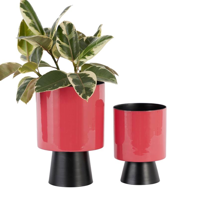 Iron Modern Planter 14 x 10 x 10 - 10 x 10 x 14Round