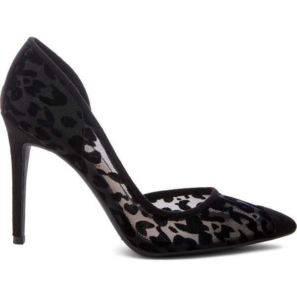 jessica simpson black leopard heels