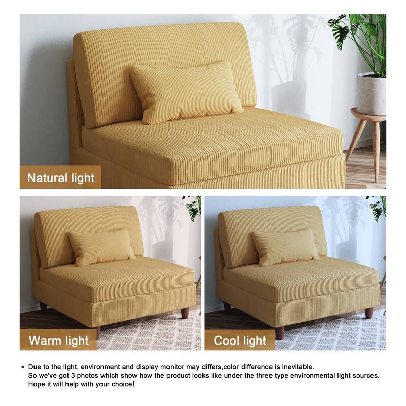 Free Combination Multi-Shaped Corduroy Sofa Modular