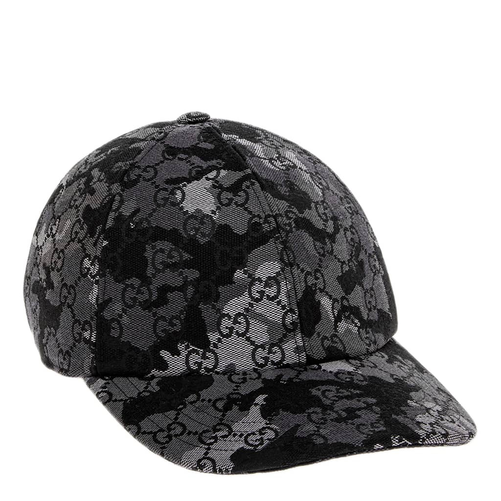 Gucci GG Marbled Canvas Baseball Hat