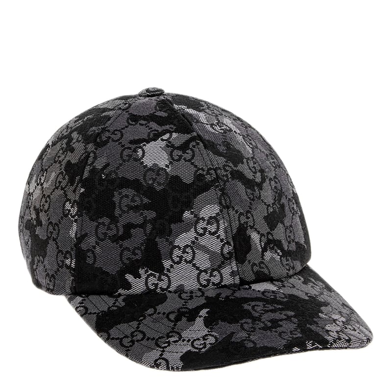 Gucci GG Marbled Canvas Baseball Hat - XXL