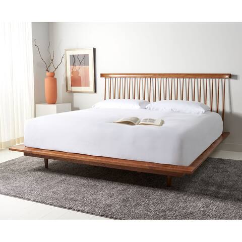 SAFAVIEH Couture Elliott Farmhouse Wood Spindle Bed