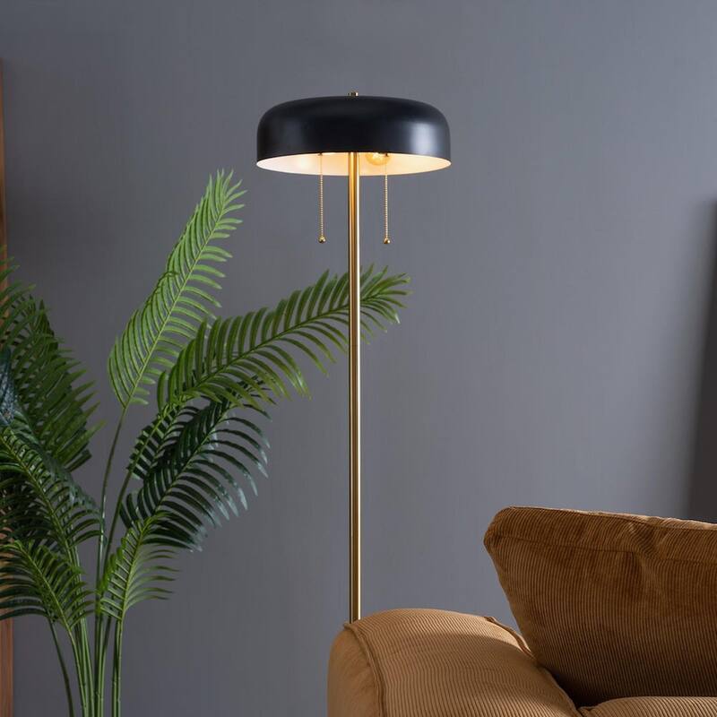 Modern Light Luxury Living Room Floor Lamp/High Angle Lamp - Black