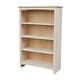 preview thumbnail 6 of 42, Shaker Solid Wood Bookcase 48 Inch - Unfinished