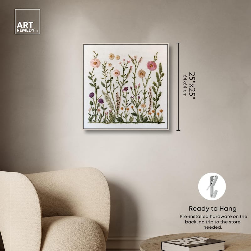 Wildflower Patch III Canvas by Art Remedy