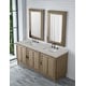 preview thumbnail 27 of 35, James Martin Vanities Portland 72" Double Vanity, Whitewashed Walnut