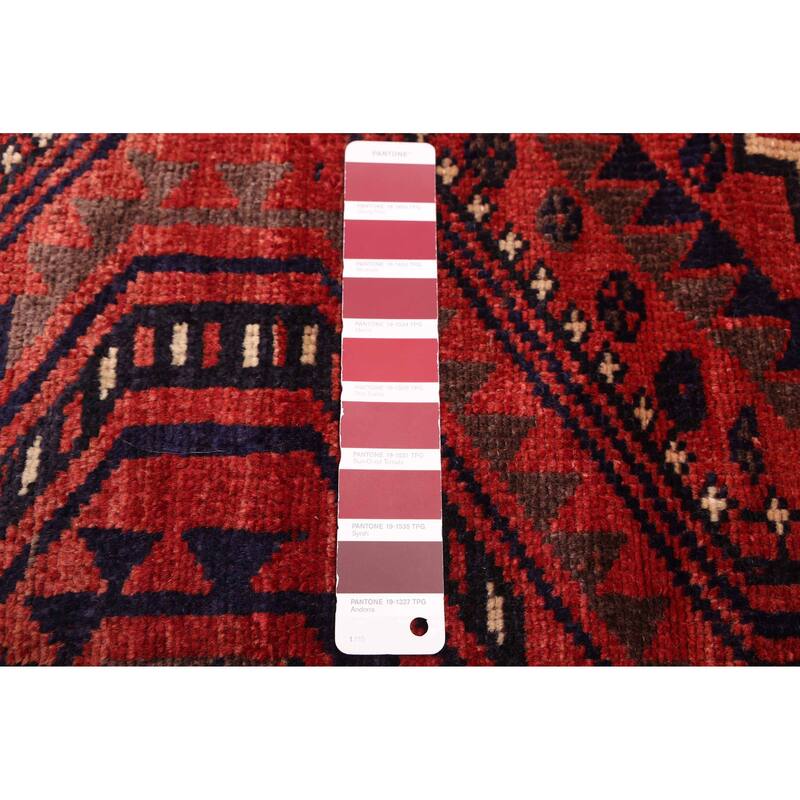 ECARPETGALLERY Hand-knotted Konya Anatolian Red Wool Rug - 5'5 x 8'6