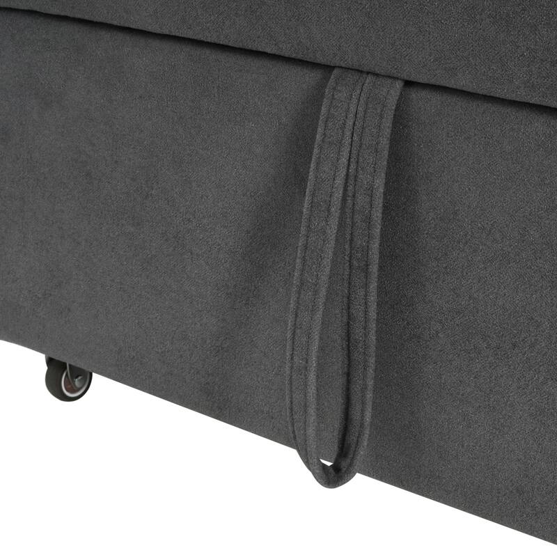 Christopher Knight Home - Morgan 3-in-1 Convertible Sleeper Sofa Bed with Pillow & Pocket, Loveseat Sleeper Chair