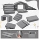 preview thumbnail 5 of 12, Foam Climbing Blocks and Ball Pit, 6PCs Toddler Climb and Crawl Activity Playset Indoor