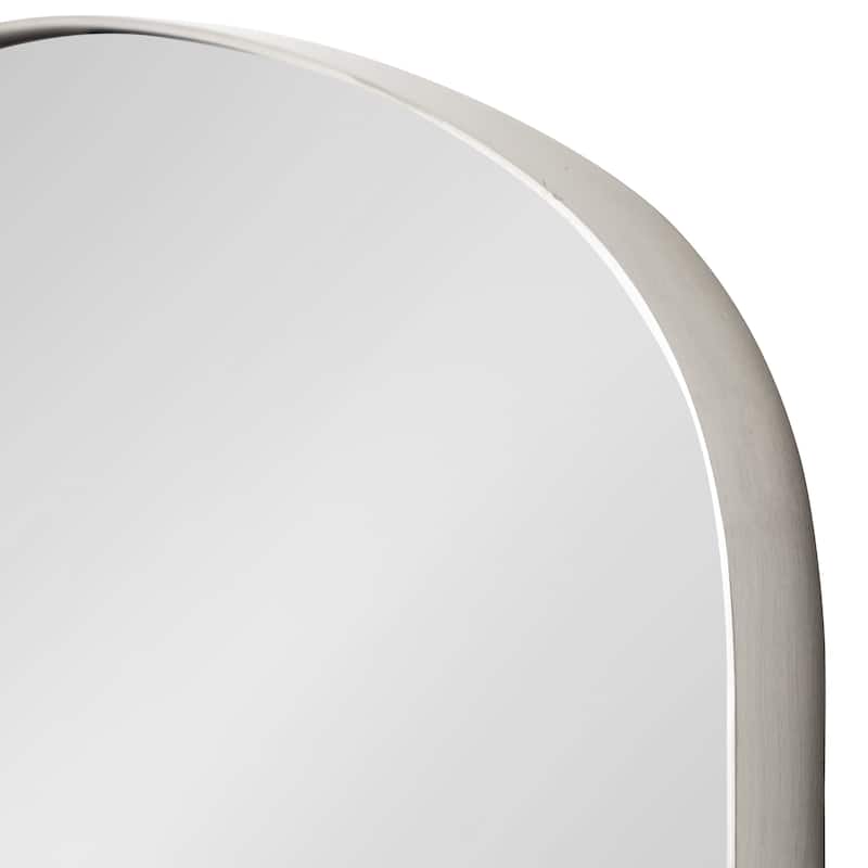 Kate and Laurel Peyson Framed Arch Mirror with Shelf