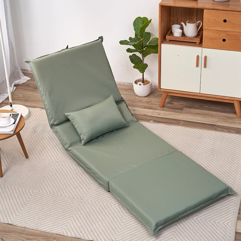 70.86" Adjustable Foldable Recliner with Carry Bag