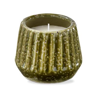 Citronella Unscented Candle in Terra Cotta Pot Green, 4.5L x 4.5Wx 3.75H, 7.1 oz, Burn Time 8 Hrs.
