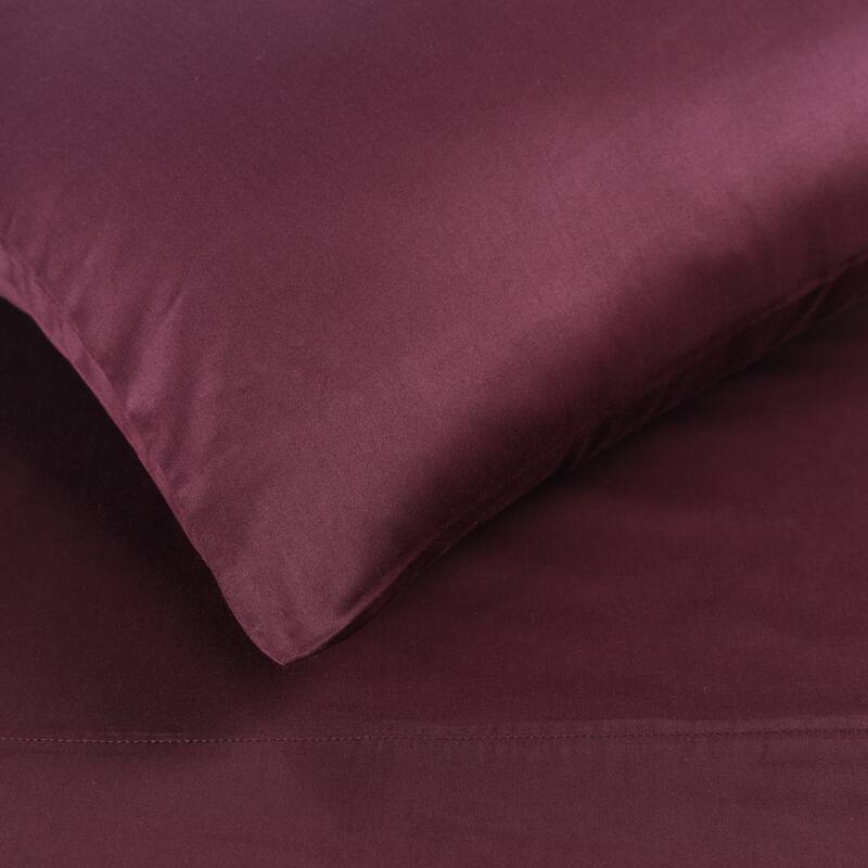 Superior Egyptian Cotton 300 Thread Count Solid Deep Pocket Sheet Set